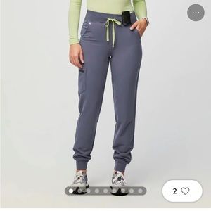 High waisted 2XL tall Zamora joggers space navy